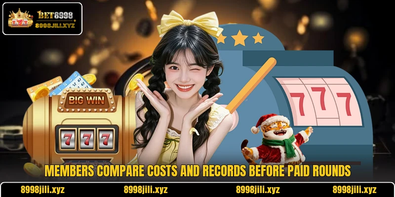 Members compare costs and records before paid rounds Members compare costs and records before paid rounds