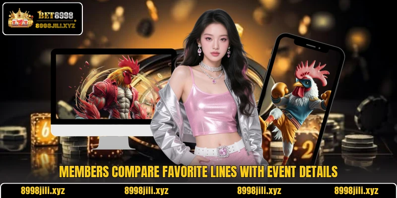 Members compare favorite lines with event details