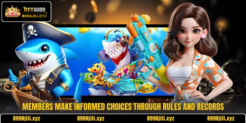 Members make informed choices through rules and records