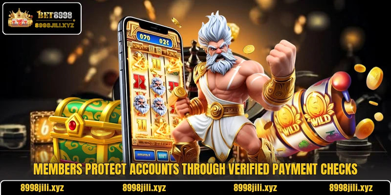 Members protect accounts through verified payment checks