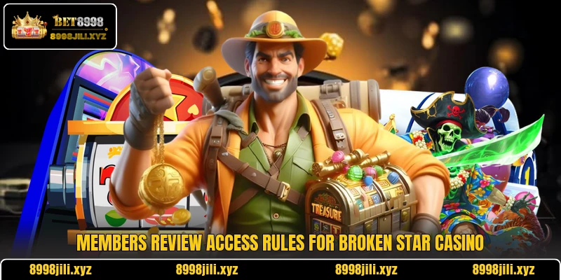 Members review access rules for Broken Star Casino