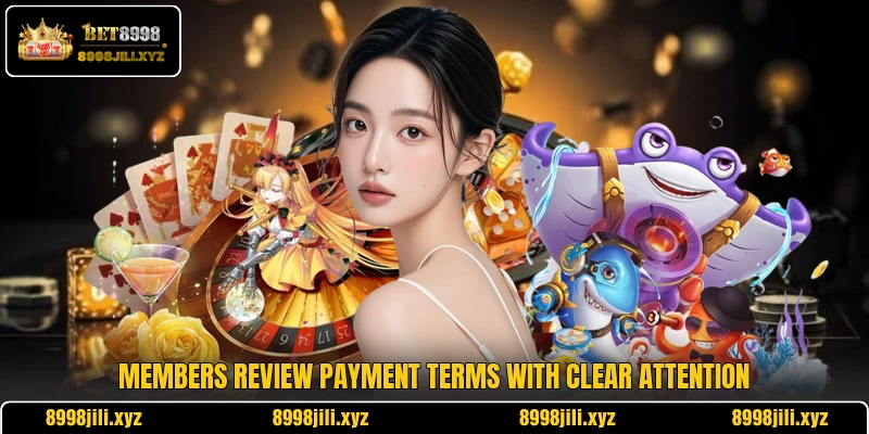 Members review payment terms with clear attention