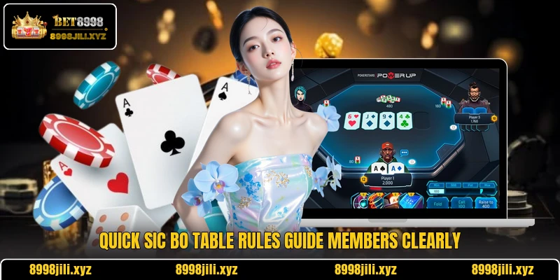 Quick Sic Bo table rules guide members clearly