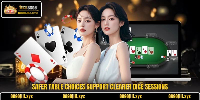 Safer table choices support clearer dice sessions