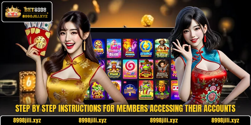 Step by step instructions for members accessing their accounts Step by step instructions for members accessing their accounts